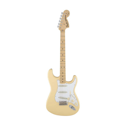 Fender Artist Yngwie Malmsteen Stratocaster Guitar, Scalloped Maple Fretboard with Hardshell Case - Vintage White