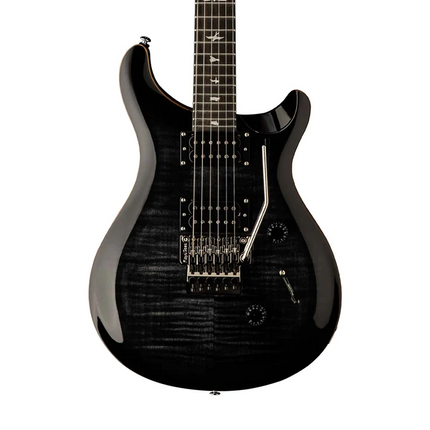 PRS SE Custom 24 Floyd Electric Guitar, Ebony Fretboard, Charcoal Burst