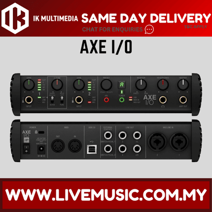 IK Multimedia AXE I/O - USB Audio Interface