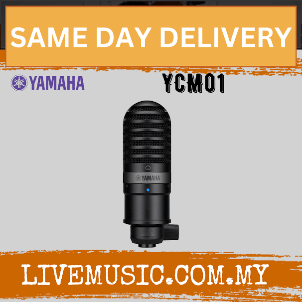 Yamaha YCM01 Condenser Microphone - White / Black ( YCM01 )