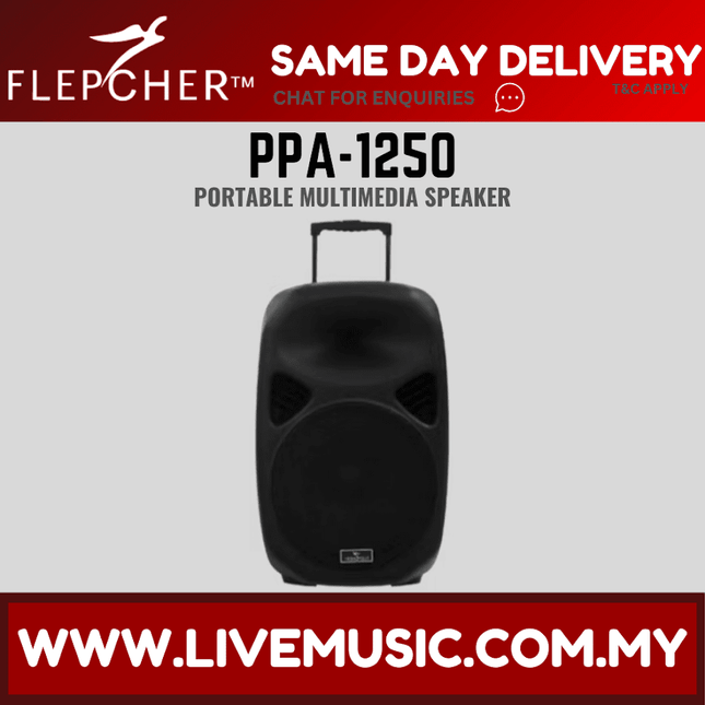 Flepcher PPA-1250 Portable Multimedia Speaker ( PPA 1250 / PPA1250 )
