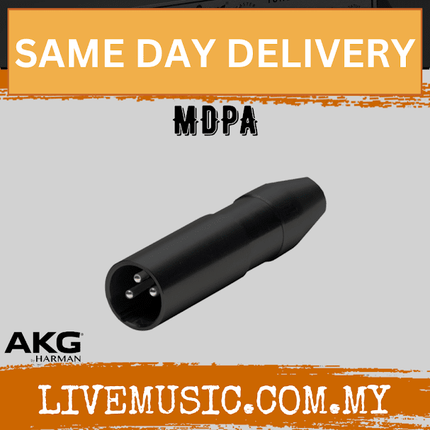 AKG MDPA Microdot to XLR Phantom Power Adapter