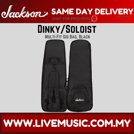 Jackson Soloist/Dinky Electric Guitar Gig Bag, Black