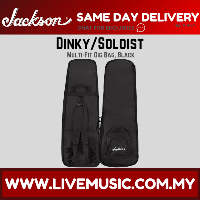 Jackson Soloist/Dinky Electric Guitar Gig Bag, Black