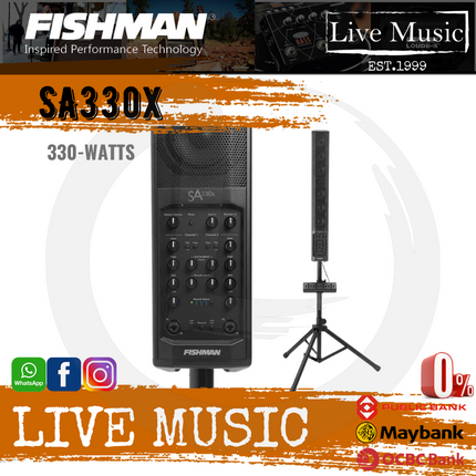 Fishman SA330x Performance Audio System included Bag (SA-330x)