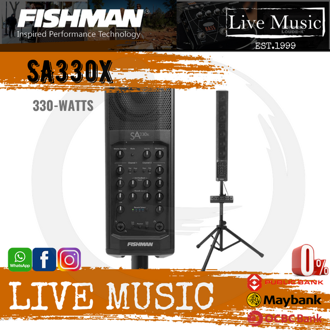 Fishman SA330x Performance Audio System included Bag (SA-330x)