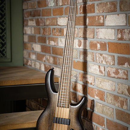 Cort C5 Plus OVMH 5-Strings Electric Bass Guitar Jatoba Fretboard with Bag - Antique Brown Burst