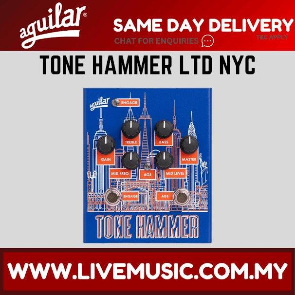 Aguilar TONE HAMMER LTD NYC Bass Preamp / Direct Box ( TONEHAMMERLTDNYCV2 )