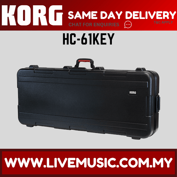 Korg HC-61Key Hard Case for Keyboard ( HC 61Key / HC61Key )