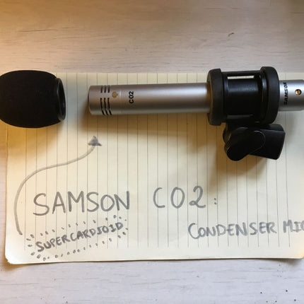 Samson C02 - Stereo Small-diaphragm Pencil Cardioid Condenser Microphones, Single (CO2)