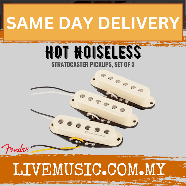 Fender Hot Noiseless Stratocaster Pickups, Set of 3