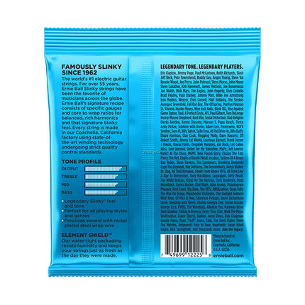 Ernie Ball 2225 Electric guitar Strings Extra Slinky Nickel Wound (8-38/EB2225)
