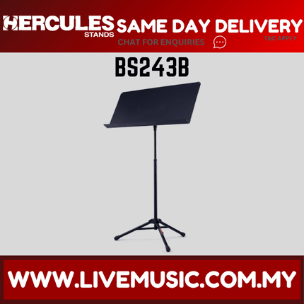Hercules BS243B Fourscore Orchestra Stand ( BS 243B / BS-243B )