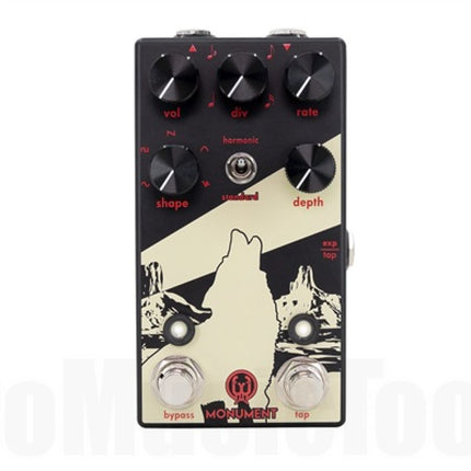 Walrus Audio Monument Harmonic Tap Tremolo V2 Guitar Effects Pedal, Obsidian Series