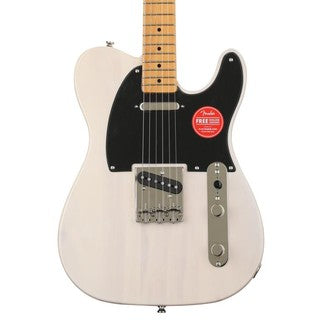 Squier Classic Vibe 50s Telecaster Electric Guitar, Maple Fretboard - White Blonde