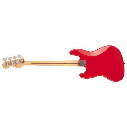 Fender Japan Hybrid II Jazz Bass V Guitar, Maple Fretboard with FREE Gig Bag - Modena Red
