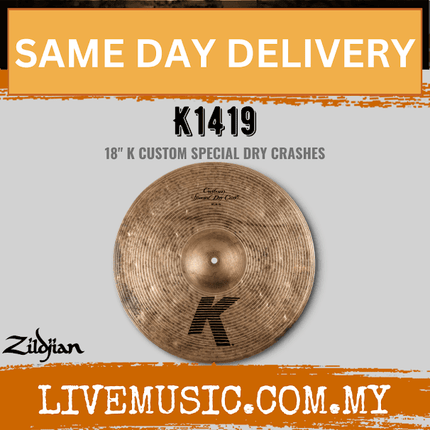 Zildjian 18" K Series Custom Special Dry Crash Cymbal (K1419)