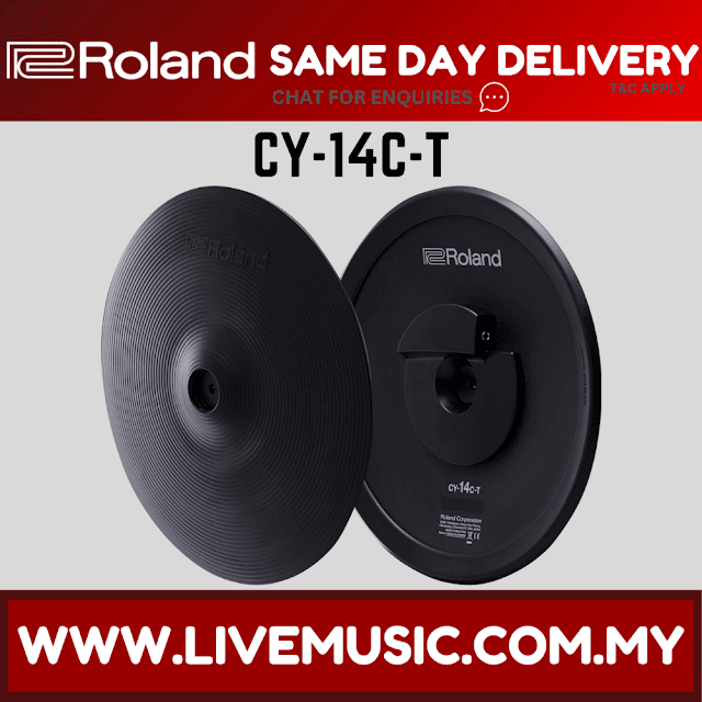 Roland CY-14C-T 14 inch V-Cymbals Crash (CY14CT/CY-14C/CY14C)