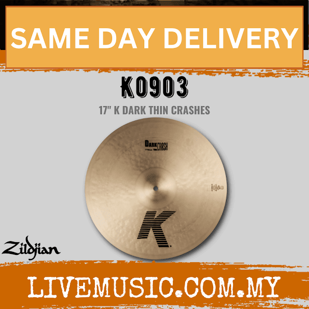 Zildjian 17" K Series Dark Crash Cymbal (K0903)