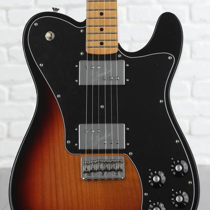 Fender Vintera 70s Telecaster Deluxe Electric Guitar, Maple Fretboard with Gig Bag - 3-Tone Sunburst