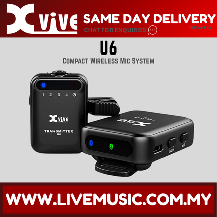 Xvive U6 Compact Wireless Mic System for DSLR Camera ( U 6 )