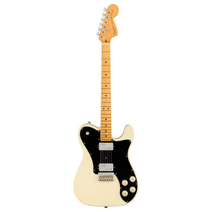 Fender American Professional II Telecaster Deluxe Electric Guitar, Maple Fretboard - Olympic White