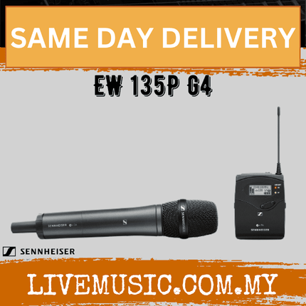 Sennheiser EW 135P G4 Portable Wireless Handheld Microphone System ( EW135P / EW135P-G4 )