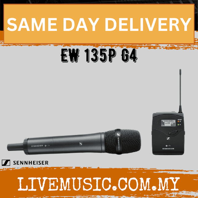 Sennheiser EW 135P G4 Portable Wireless Handheld Microphone System ( EW135P / EW135P-G4 )