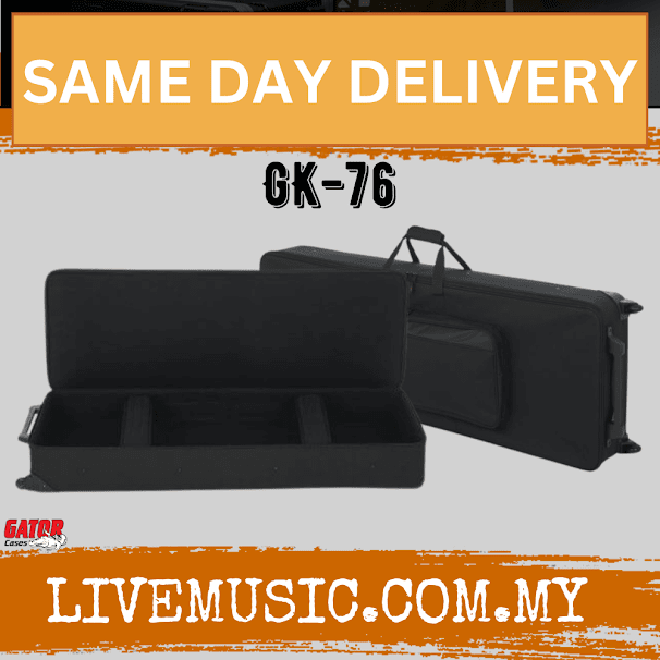 Gator GK-76 Semi-Rigid 76 Key Keyboard Case (GK76)