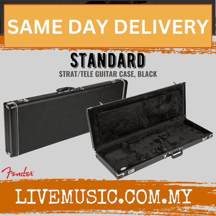 Fender Standard Strat/Tele Guitar Case - Black