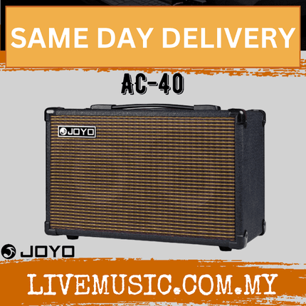 JOYO Ac-40 Acoustic Amplifier - Reverb, Delay & Chorus - Buskers Amp ( Ac 40 / Ac40 )
