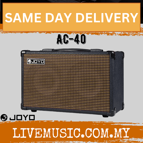JOYO Ac-40 Acoustic Amplifier - Reverb, Delay & Chorus - Buskers Amp ( Ac 40 / Ac40 )