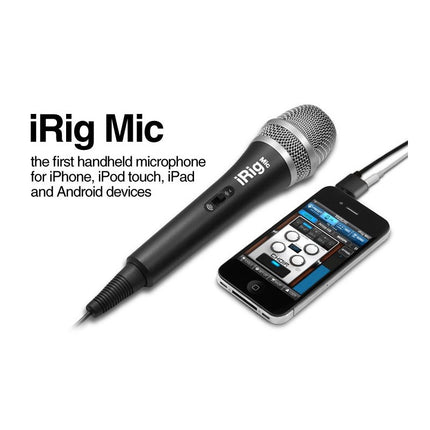 IK Multimedia iRig Mic - Handheld Microphone for iOS and Android Devices