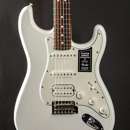 Fender Player HSS Stratocaster Electric Guitar, Pau Ferro Fretboard - Polar White