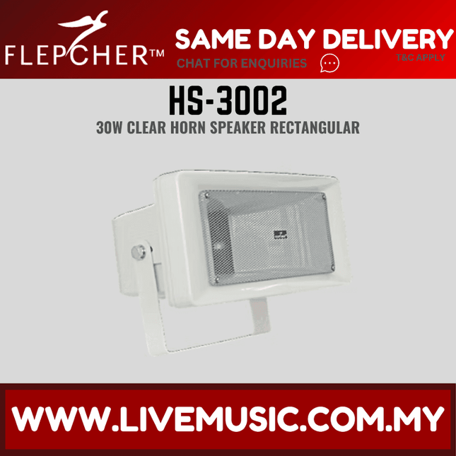 Flepcher HS-3002 Rectangular Horn Speaker ( HS3002 / HS 3002 )