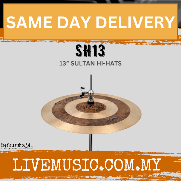 Istanbul Agop SH13 13" Sultan Hi-Hats Cymbals (SH 13/SH-13)