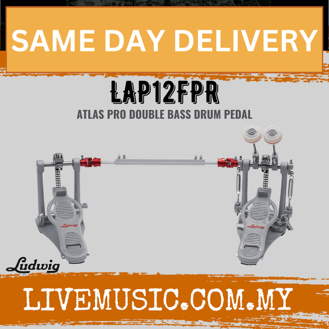Ludwig LAP12FPR Atlas Pro Double Bass Drum Pedal