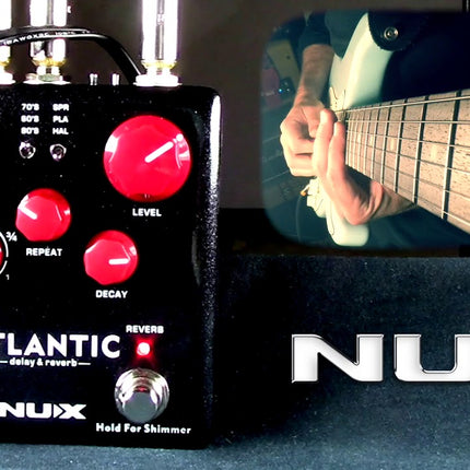 NUX NDR5 Atlantic - Delay & Reverb Effects Pedal (NDR-5)