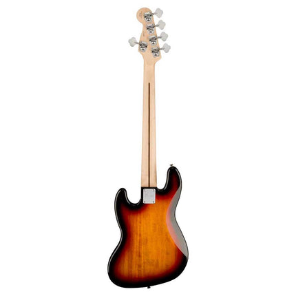Squier Affinity Series 5-String Jazz Bass Guitar, Laurel Fretboard - 3-Color Sunburst