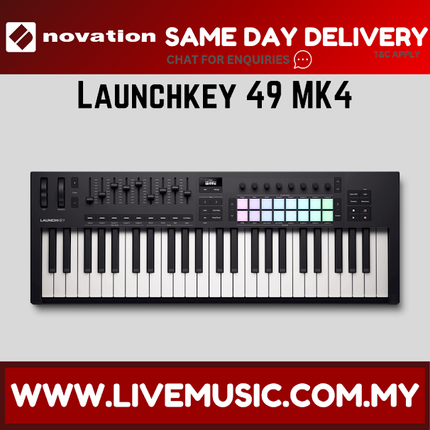 Novation Launchkey 49 MK4 Keyboard Controller