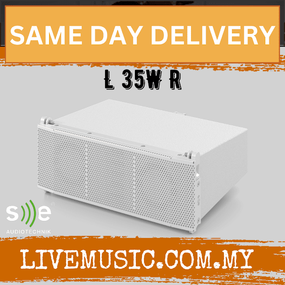 SE Audiotechnik L-line L 35 R 2-Way Passive Line Array Loudspeaker,Outdoor - White (L35WR L-35WR)