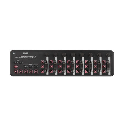 Korg nanoKontrol2 - Slim Line USB Controller, Black (nanoKontrol-2/nanoKONTROL2)