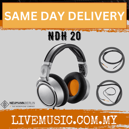 Neumann NDH 20 Closed-back Studio Headphone - Silver ( NDH-20 / NDH20 )