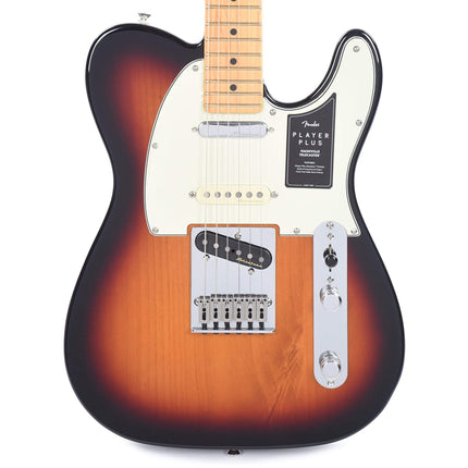 Fender Player Plus Nashville Telecaster Electric Guitar, Maple Fretboard - 3-Color Sunburst