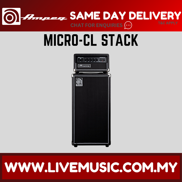 Ampeg MICRO-CL STACK Bass Amplifier Head & Cabinet ( MICROCLSTACK / MICRO CL STACK )