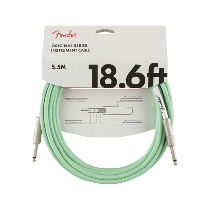 Fender Original Series Instrument Cable, 18.6ft - Seafoam Green