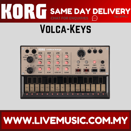 Korg Volca Keys Analog Loop Synthesizer Midi Controller (VolcaKeys/Volca-Keys)