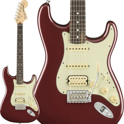 Fender American Performer HSS Stratocaster Electric Guitar, Rosewood Fretboard with FREE Deluxe Gig Bag, Aubergine