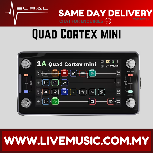 Neural DSP Quad Cortex Mini Modeling and Effects Processor