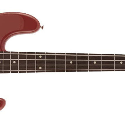 Fender Japan Traditional II 60s Jazz Bass Guitar, Rosewood Fretboard with FREE Gig Bag - Fiesta Red